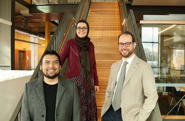 Dr José Alquicira-Hernández, Dr Seyhan Yazar and Professor Joseph Powell